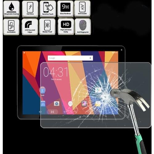 Tablet Tempered Glass Screen Protector Cover for Hannspree HANNSpad SN1AT76B 101 HELIOS - Screen Film Protector Guard Cover