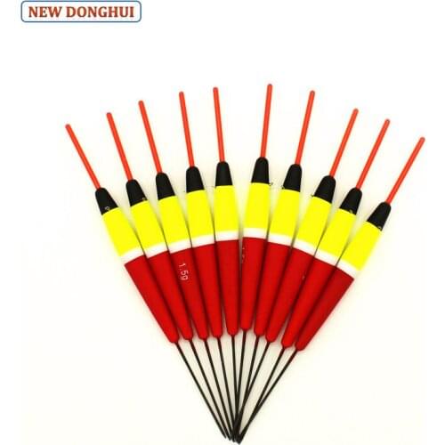Newdonghui 10pcs/Lot Fishing Float Fishing Bobber 1.5G Buoyancy Oem Factory Store 210037