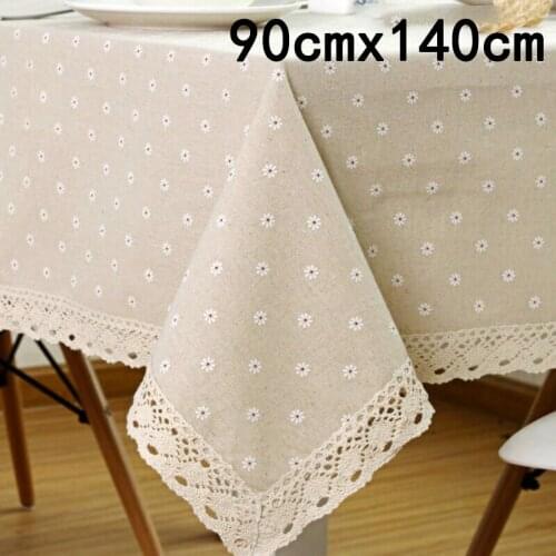 Patio Tablecloth Gardens Holidays Cafes Dining Bar Flower Pattern Lace