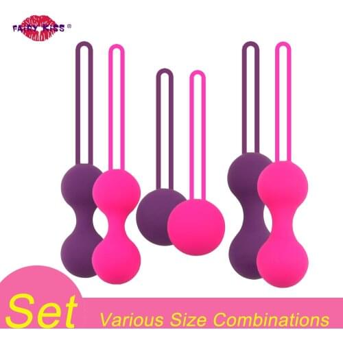 Smart Vaginal Balls Set Kegel Trainer Ben Wa Chinese Balls Floor Pelvic Exerciser Tighten Vaginal Geisha Ball Sex Toys For Women
