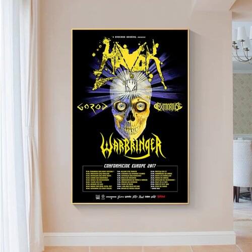 SP106 Silk Cloth Wall Poster HAVOK BAND Art Home Decoration Gift
