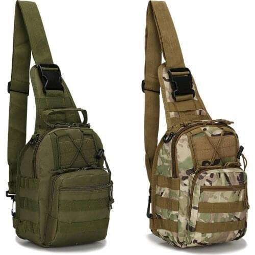 Outdoor Tactical Backpack Military Molle Sling Shoulder Bag Army Sport Hunting Camping Climbing Hiking Traveling Camouflage Bag