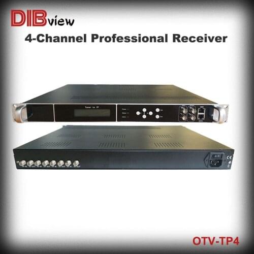 Professional digital TV Headend FTA 4/8/12/16/20/24 Ch DVB-S/S2 RF FTA tuner 2*ASI to IP ASI gateway BISS Satellite Receiver