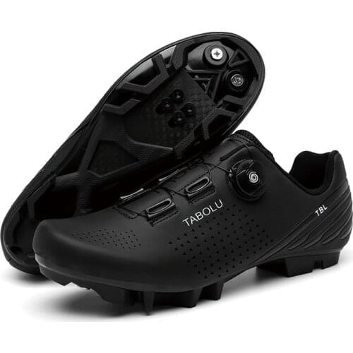 Cycling shoes mtb spd cleat Self-locking mountain bike sneakers Mens Road cycling footwear Bicycle Shoes Breathable flat