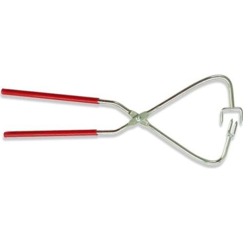 1Pcs DIY Art Manual Quality Ceramic Tools Non-slip Glaze Clamps Pottery Clay Dipping Tong Pottery Ceramics Kilns Clay Clamp Red