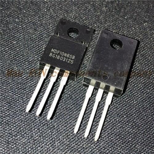 10PCS/LOT MDF10N65B TO-220F MOS field effect transistor