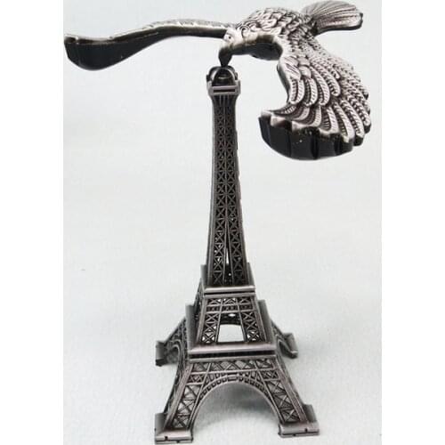 11cm 15cm 19cm Alloy Balance Bird Eagle Eiffel Tower Model Tabletop Decoration Kids Gift Craft Car Interior Retro Ornament