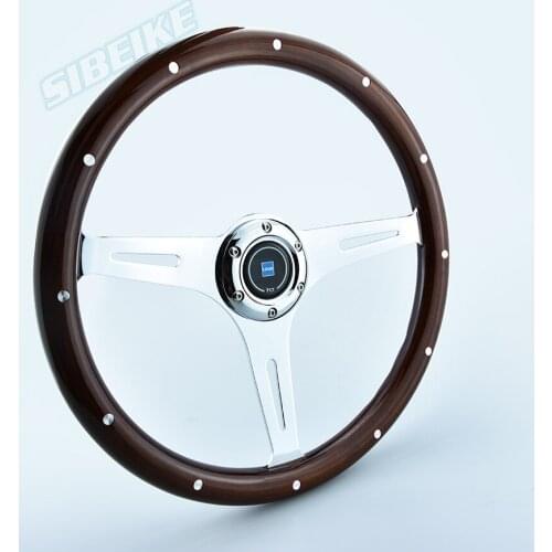 15inch Car Accessories JDM Real Wood High Quality Classic Universal Racing Steering Wheel