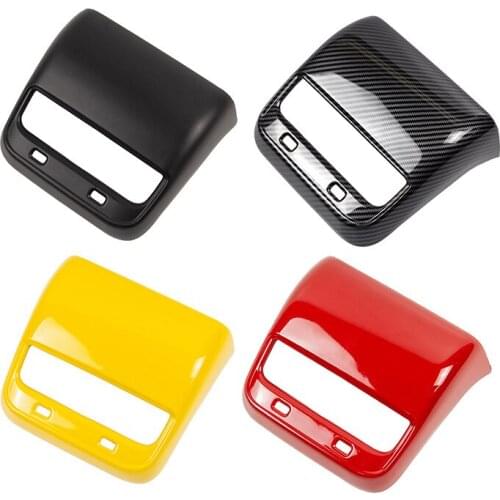 For Tesla Model 3 Accessorie Interior Car Console Armrest Rear Air Vent Outlet Cover Case Protection Decoration