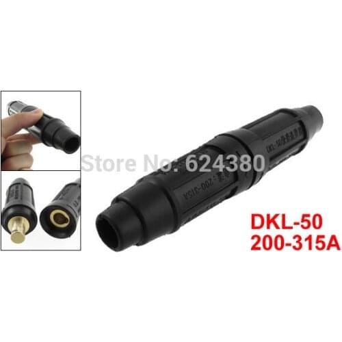 DKL 200-315A 50mm2 Wire Cable Quick Connect Welding Connector Coupler Joint Adapter Replacement