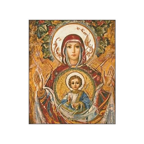 The Omen Clear Picture Top Quality Cross Stitch Kits 14CT Unprinted Embroidered Handmade Art Decor