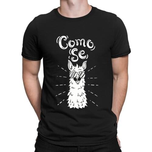 Como Se Lama Pun Wordplay Funny Cool Quote Gift Tshirt Interesting Character Slim Fit T Shirt For Men Clothes Summer Euro Size
