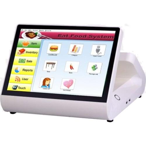 ComPOS 12 Inch Wide Screen Capacitive Touch Screen POS Terminal //All in one PC With Customer Display For Restaurant POS System