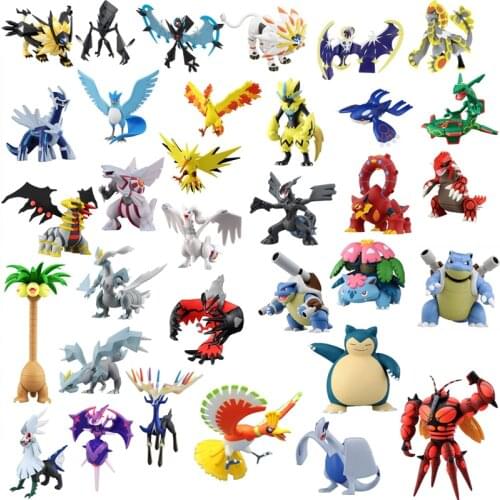 TAKARA TOMY Genuine Pokemon EHP ESP Mewtwo Groudon Charizard Dragonite Bulbasaur Jigglypuff Action Figure Model Toys