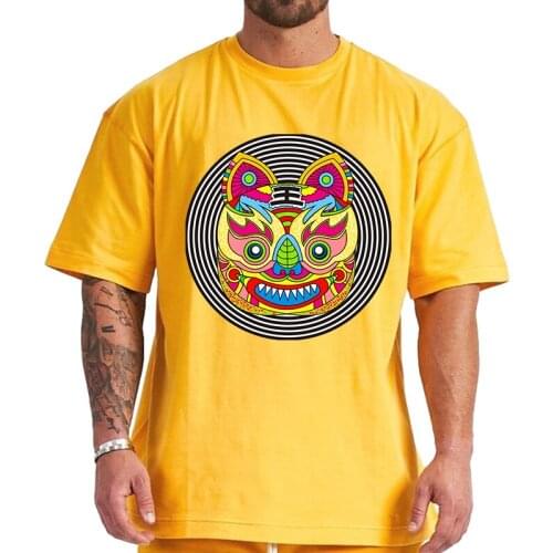 Tshirt Short Sleeve O-Neck Tops Women 2021 Tiger Head Print Casual Shirt Women Clothes Fashion T-shirt man hip-hop anime T-shirt