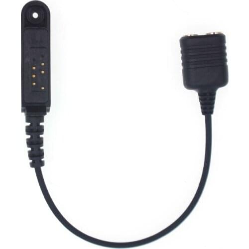 Adapter Cable Baofeng UV-9R Plus UV-XR Waterproof to 2 Pin Suitable for UV-82 UV-5R UV-S9 Walkie Talkie Headset Speaker Mic