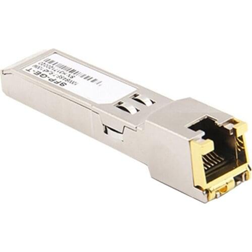 SFP Module RJ45 Switch Gbic 10/100/1000 Connector SFP Copper RJ45 SFP Module Gigabit Ethernet Port 1Pcs