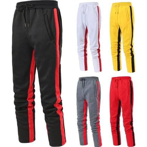 Mens Joggers Casual Pants Fitness Men Sportswear Tracksuit Bottoms Skinny Sweatpants Trousers Black Gyms Jogger Yoga Pants