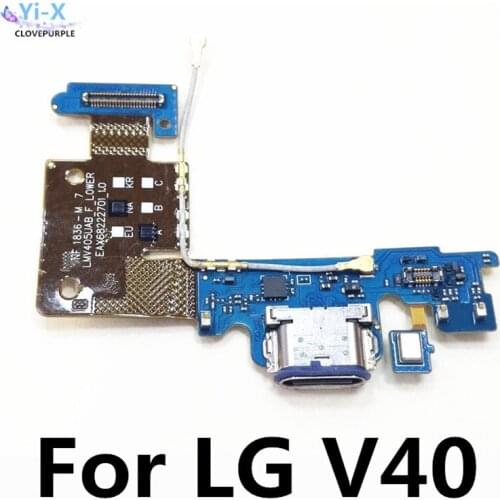 Original USB Charger Charging Port Board Connector Micro Flex Cable For LG V40 ThinQ V405QA7 UA TAB UA0