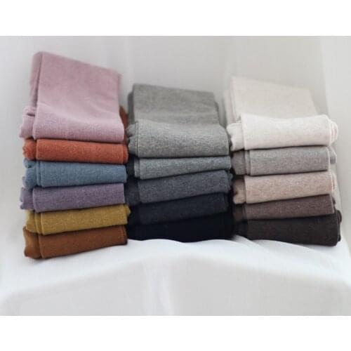 Autumn Winter Pantyhose Tights High Elastic Waist Cashmere Thick Stockings Tights Female Candy Color White Striped Pantyhose