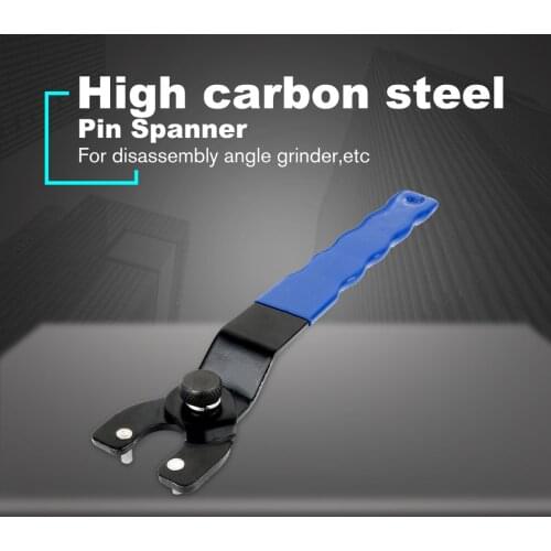 Adjustable Pin Spanner Plastic Handle Angle Grinder Key Pin Wrench Home Wrenches Spanner Repair Tool 8-50mm