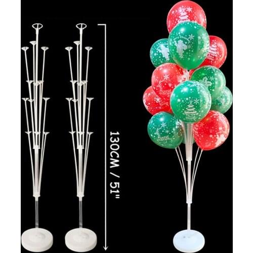 Christmas Balloon Holder Column Stand Stick Balons Birthday Party Decorations Kids Baby Shower Wedding Party Decor Supplies
