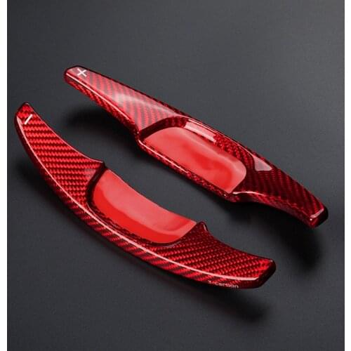 Carbon Fiber Car Steering Wheel Shift Paddle For Mazda 3 Alexa CX4 CX5 CX8 2019 2020 Accessories
