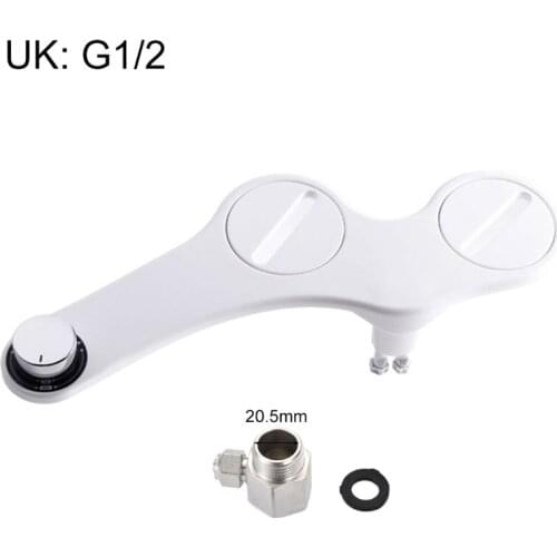 Frontal Rear Feminine Wash Dual Nozzle Bidet Sprayer Toilet Seat Attachment Non Electric Personal Hygiene Fresh Water Spray Easy