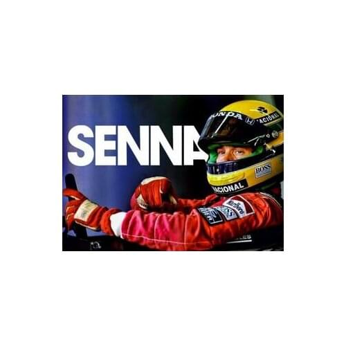 Lot style Choose Ayrton Senna Da Silva F1 Film Print Silk Poster for Your Home Wall Decor 24x36inch