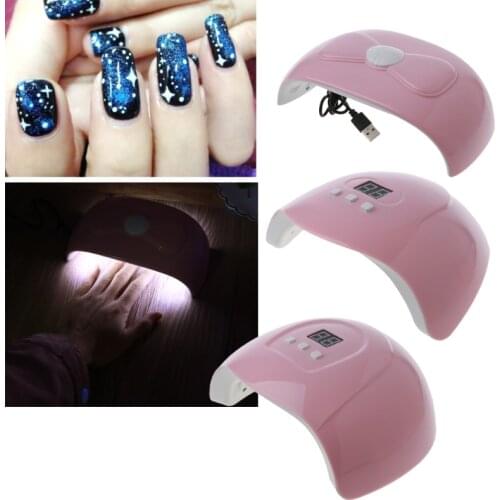 1 Pc 54W UV Dryer UV Resin Fast UV Curing Lamp 30s 60s 90s Timer Nail Art Manicure Gel Dryer USB Charge Jewerly Making Tools