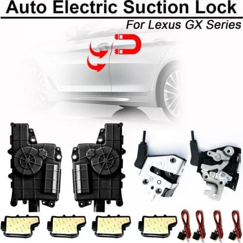 CARBAR Smart Auto Electric Suction Door Lock for Lexus GX GX400 GX460 Automatic Soft Close Door Super Silence Car Vehicle Door
