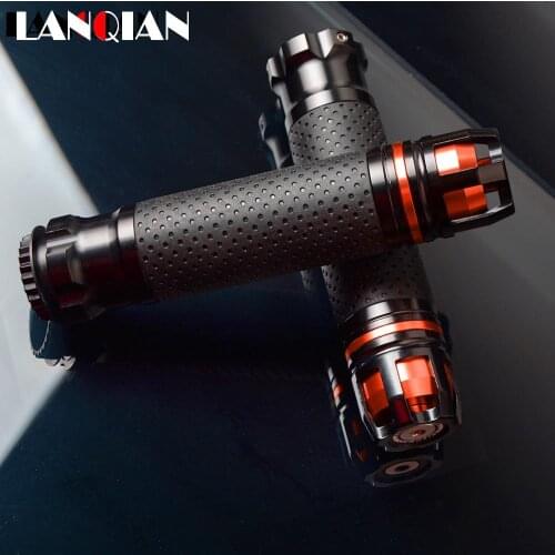 Universal Motorcycle Accessories Enduro Motocross Handlebar Grips CNC 22 25 28 MM For Burgman 400 Bandit Tdm 850 Sv650 Vstrom