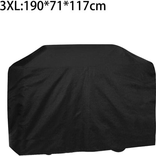 1 * BBQ Grill Cover Heavy Duty Waterproof Rain Gas Barbeque Grill Garden Protector 7 Sizes 210D Oxford Cloth