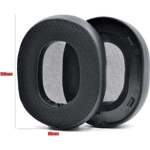 1 Pair Earphone Ear Pads Earpads Sponge Soft Foam Cushion Replacement for P-lantronics RIG 500 RIG500 Gaming Headset L41E