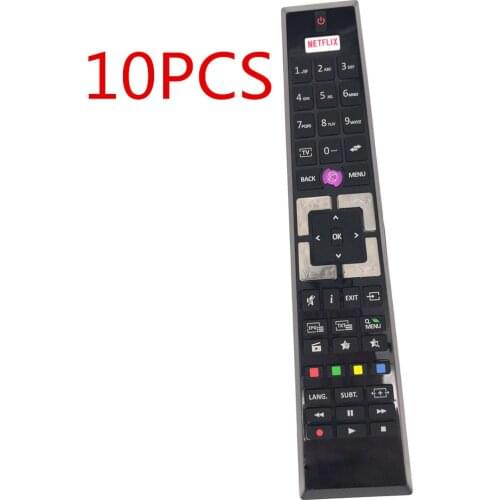 10pcs New Replace RCA4995 For TENSAI TV Telefunken /Specific Edenwood TV Remote Control TE43404G37Z2P TE32287B35T LED TV NETFLIX
