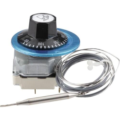 380V EGO Temperaturregler Capillary Thermostat 50-300 Degrees 55.34055.020 Over Temperature Protective Tempering Control Switch