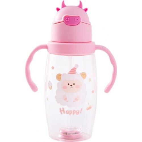 80%HOTWater Bottle Portable Multi-color Plastic Leak-proof Drinking Bottles for Kids