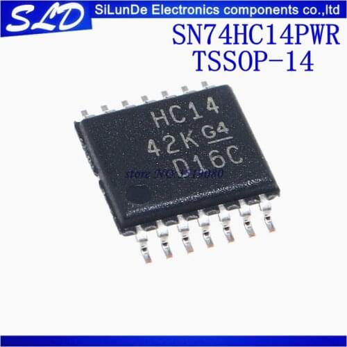 Free Shipping 50pcs/lot SN74HC14PWR SN74HC14PW SN74HC14 HC14 TSSOP-14 new and Original in stock