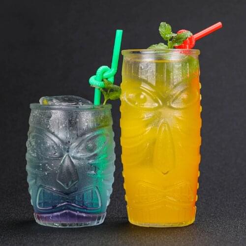 Free Shipping Tiki Glass Juice Glass Creative Cocktail Drink Glass