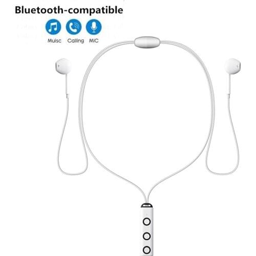 Wireless Bluetooth-compatible Earphones Magnetic Sports Running Headset Waterproof Sport Earbuds Noise Reduction Headphones