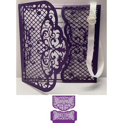 Flower Mesh Border Cut Metal Cutting Dies For DIY Scrapbooking Embossing Paper Cards Making Crafts Supplies New 2019 Dies