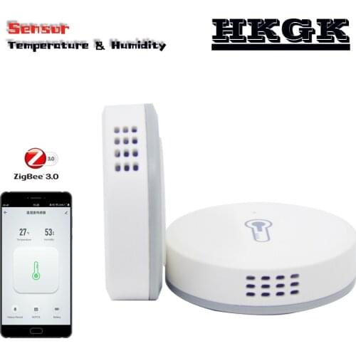Tuya ZigBee Mini temperature humidity sensor built-in battery Smart Life APP smart home