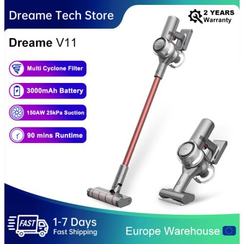 Dreame V11 Handheld Wireless Vacuum Cleaner 25000Pa OLED Display Portable Cordless Aspirator Dust Collector floor Carpet Cleaner