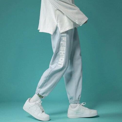 Harem Jeans Men Pants Trendy Male Streetwear Jogging Pants Outdoor Loose Trousers Casual Comfort Washed Denim Jeans 2021 New