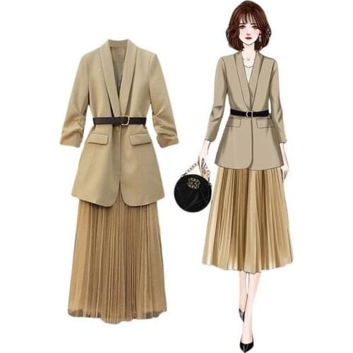 Fipyjip Women's Suits With A Skirt
