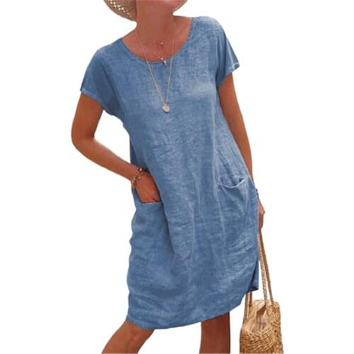 GELITAYIN Summer Cotton Dresses