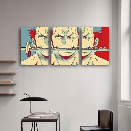 Canvas Anime Roronoa Zoro Pictures Home Decoration Paintings Poster HD Prints Wall Art Modular Living Room Framed