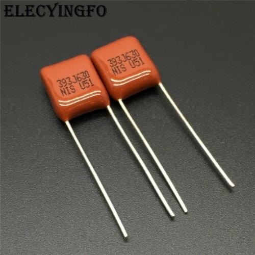 10Pcs/100Pcs Japan NISSEI CBB capacitor MMX 630V 393 J 5% 0.039uF 39nF Pitch=7.5mm Metallized polyester film capacitor