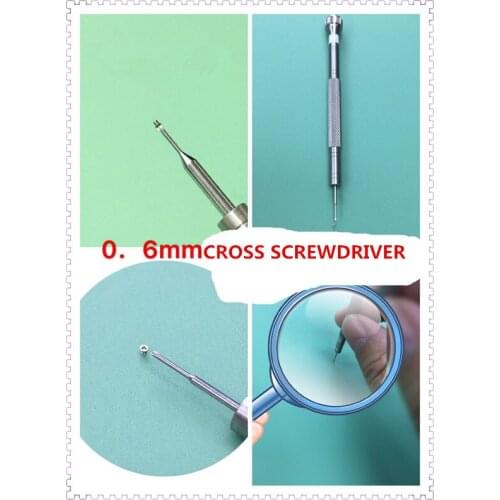 Screwdriver Cross Screwdriver TO repair the watch 0.6 Diameter 7S26 is suitable