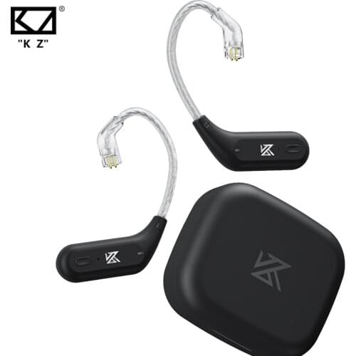 KZ AZ09 HD Bluetooth 5.2 Ear Hook Headset Cable HIFI Wireless Upgrade Cable With Charging Case KZ Z1 S2 ZSTX Z1 ZSX DQ6 ZS10 PRO